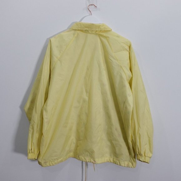 Womens Jacket‎ Size Large Cotton Windbreaker Button Up Yellow HABAND FOR HER - Picture 7 of 8